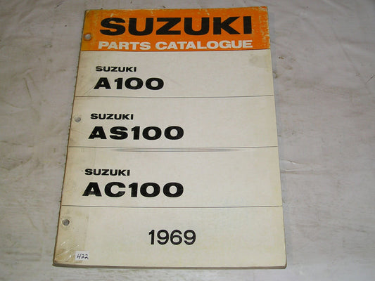 SUZUKI A100  AC100  AS100 1969  Parts Catalogue  #422