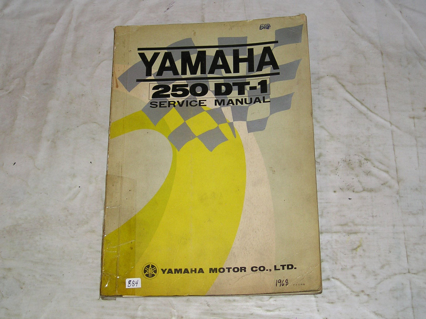 YAMAHA 250  DT1 DT-1 1969  Factory Service Manual  #884