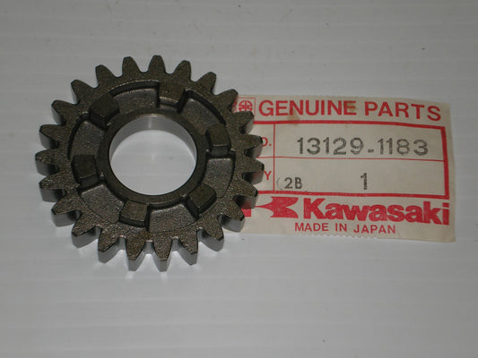 KAWASAKI KDX175 1980-1982 Drive Shaft 5th Driven Gear 13129-1183