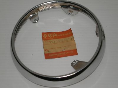 SUZUKI RV90 TC100 TC125 TC185 TS50 TS75 TS100 TS125 Headlight Rim 35111-28610
