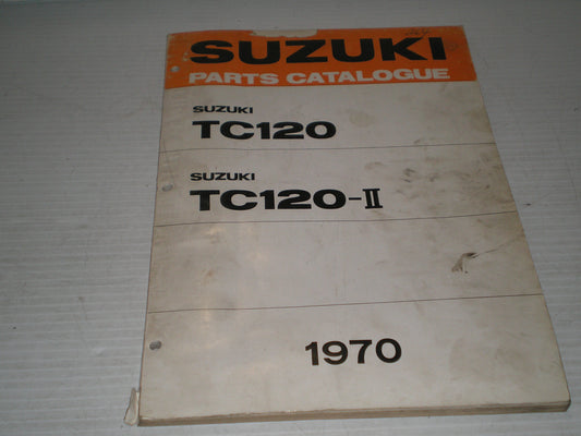 SUZUKI TC120 TC20-II 1970 Factory Parts Catalogue #264