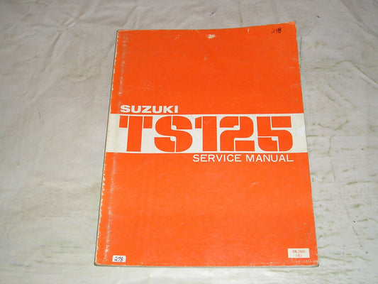 SUZUKI TS125 C 1978-1980 Service Manual SR-2801 #278