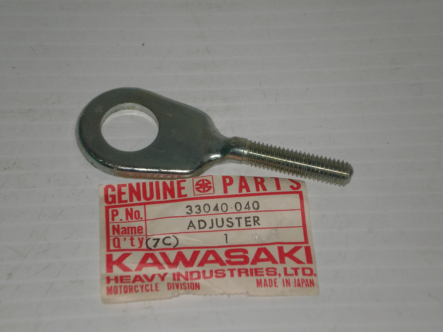 KAWASAKI G4 KV100 1970-1976 L/H Chain Adjuster 33040-040