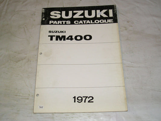 SUZUKI TM400 1972  AHRMA  Factory Parts Catalogue  #324