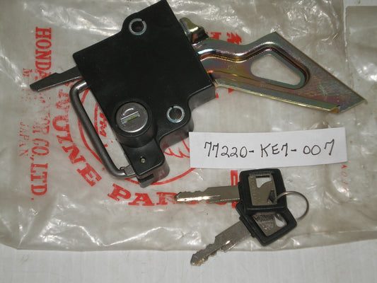 HONDA VF500  Seat Lock Assembly with Key # B11  77220-KE7-007