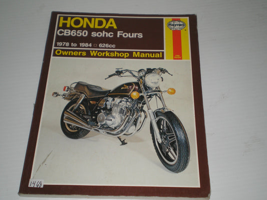 HONDA CB650  SOHC  Fours  1978-1984  Haynes Workshop Manual 665  #1468