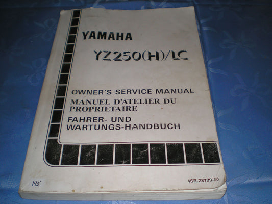 YAMAHA YZ250 H LC 1996  Owner's Service Manual  4SR-28199-80  #145
