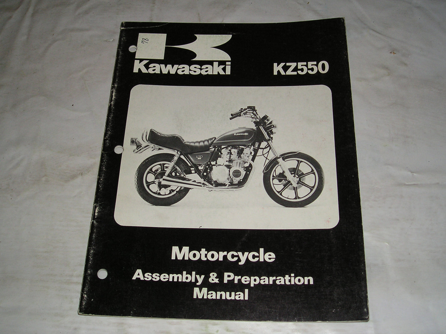 KAWASAKI KZ550 C1 LTD  1980 Assembly & Preparation Manual  99931-1061-01  #78