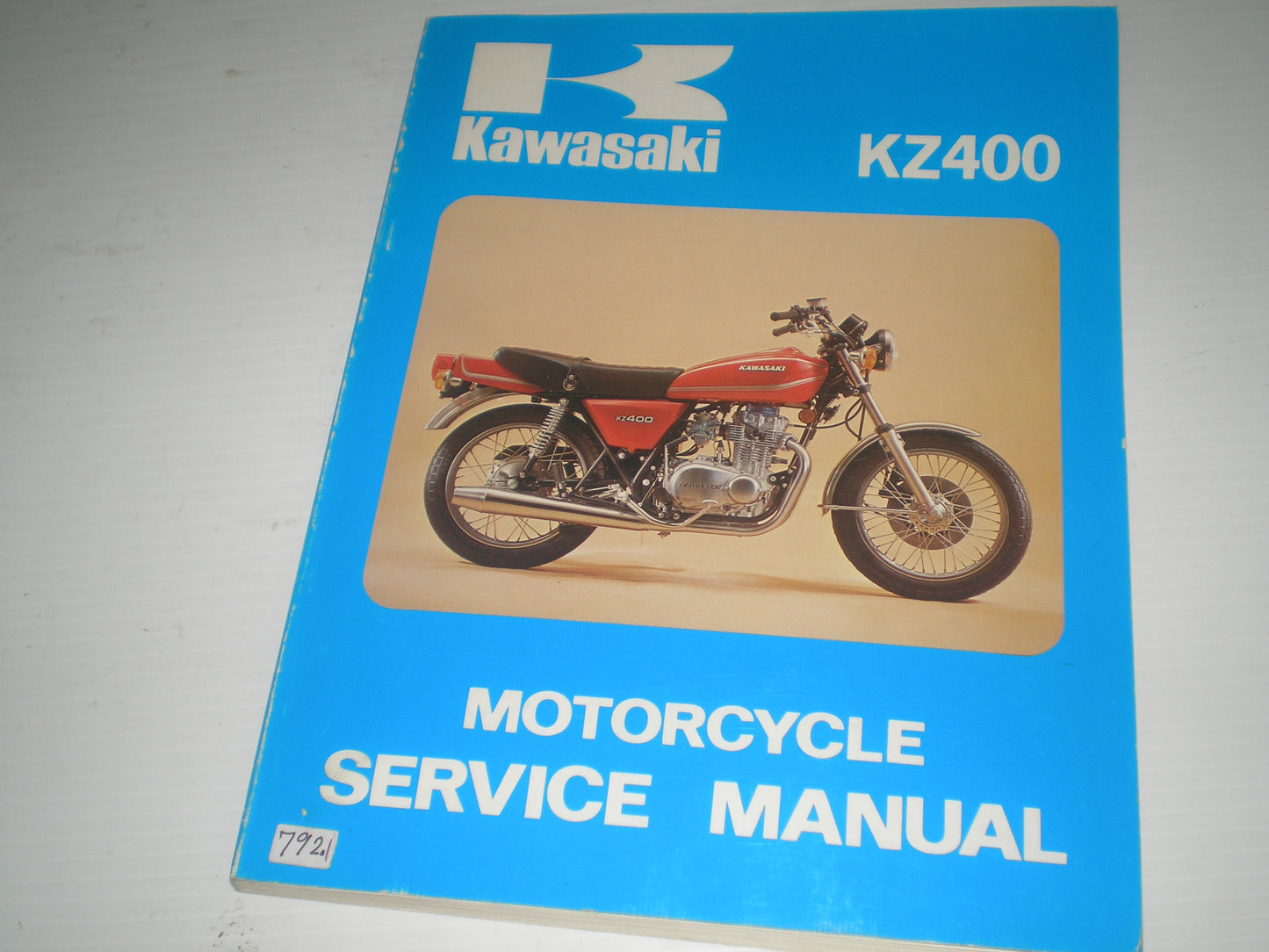 KAWASAKI KZ400 B C  1978 Service Manual 99924-1003-01  #792.1