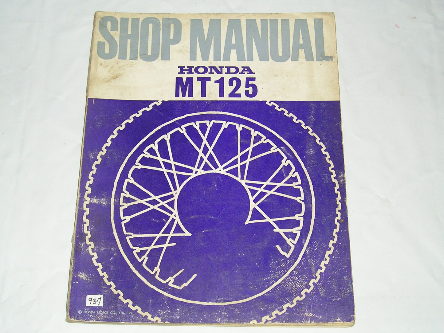 HONDA MT125 Elsinore  1973  Factory Shop Manual  6136101  #937