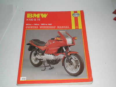 BMW K75 & K100 1983-1987  Haynes Workshop / Service Manual 1373  #E139