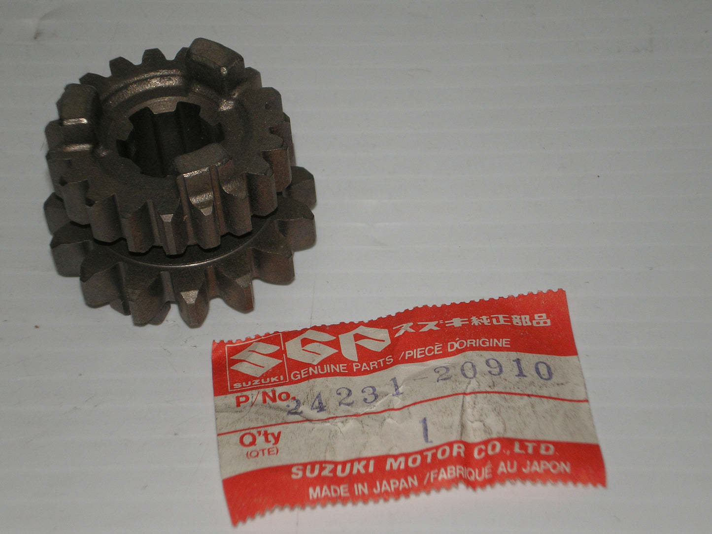 SUZUKI RM80 AHRMA 3rd & 4th Drive Gear 24231-20910