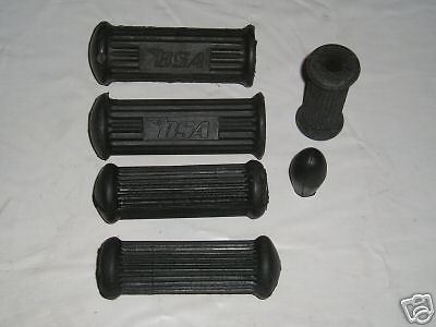 BSA Foot Peg Pass.Peg Kick Starter Gearshift Rubbers Set