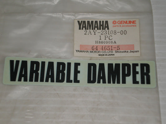 YAMAHA FZ600 1987-1988 Front Fork Emblem 2AY-23108-00