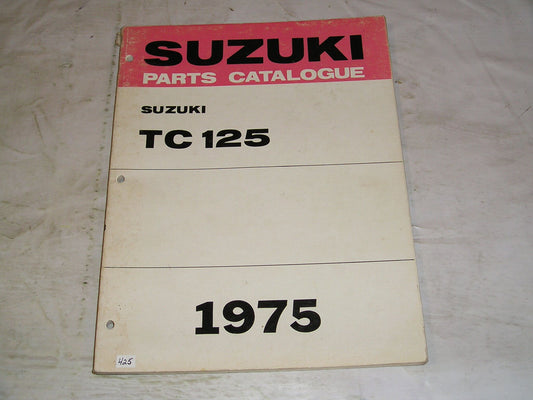 SUZUKI TC125  M  Prospector  1975  Parts Catalogue  #425