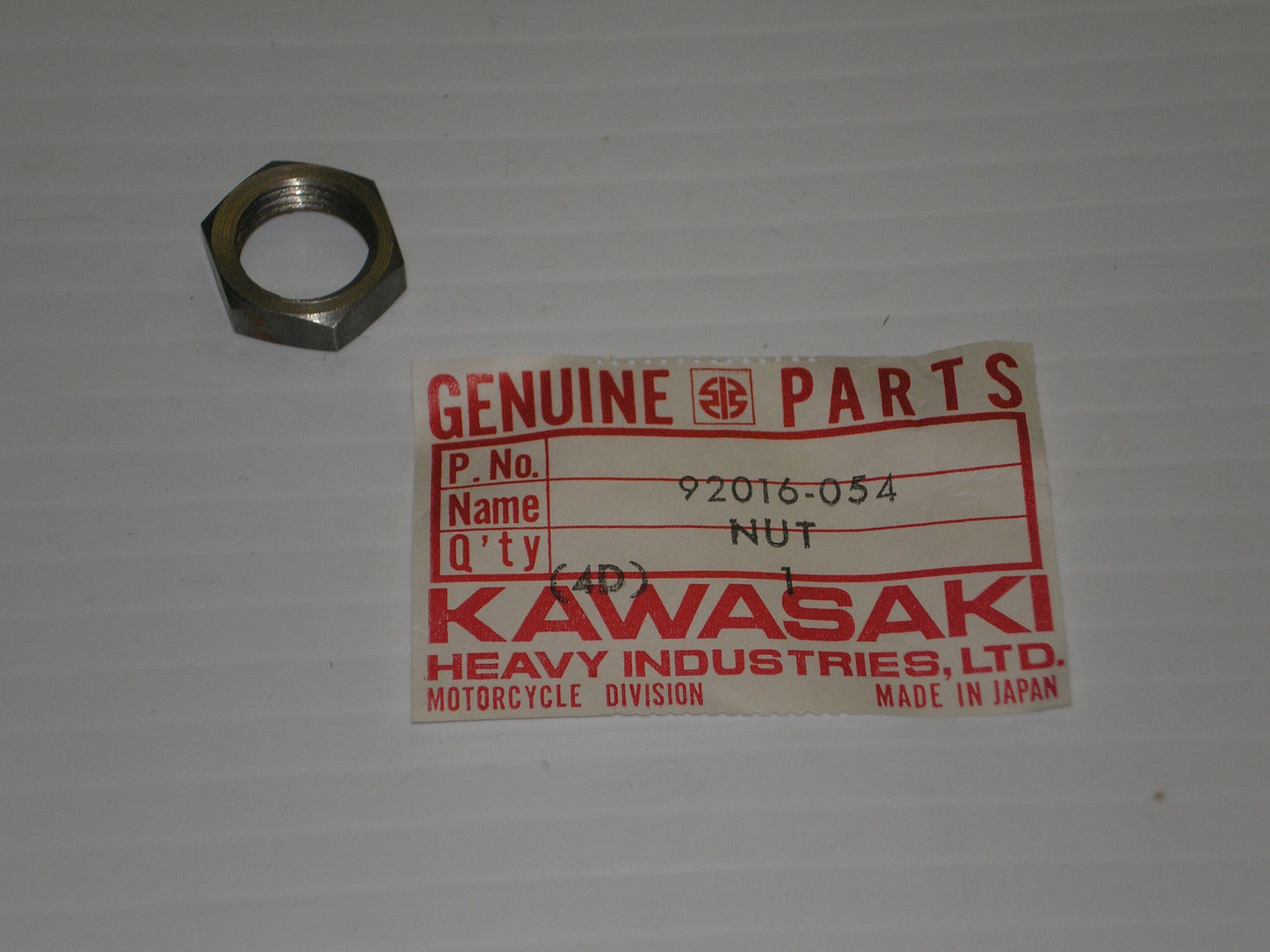 KAWASAKI KL250 KZ200 KZ400 Cam Chain Tensioner Lock Nut 92016-054