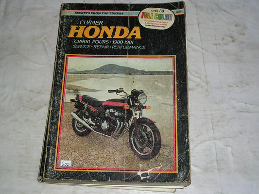 HONDA CB900  Fours 1980-1981 Clymer Service Manual M325  #600