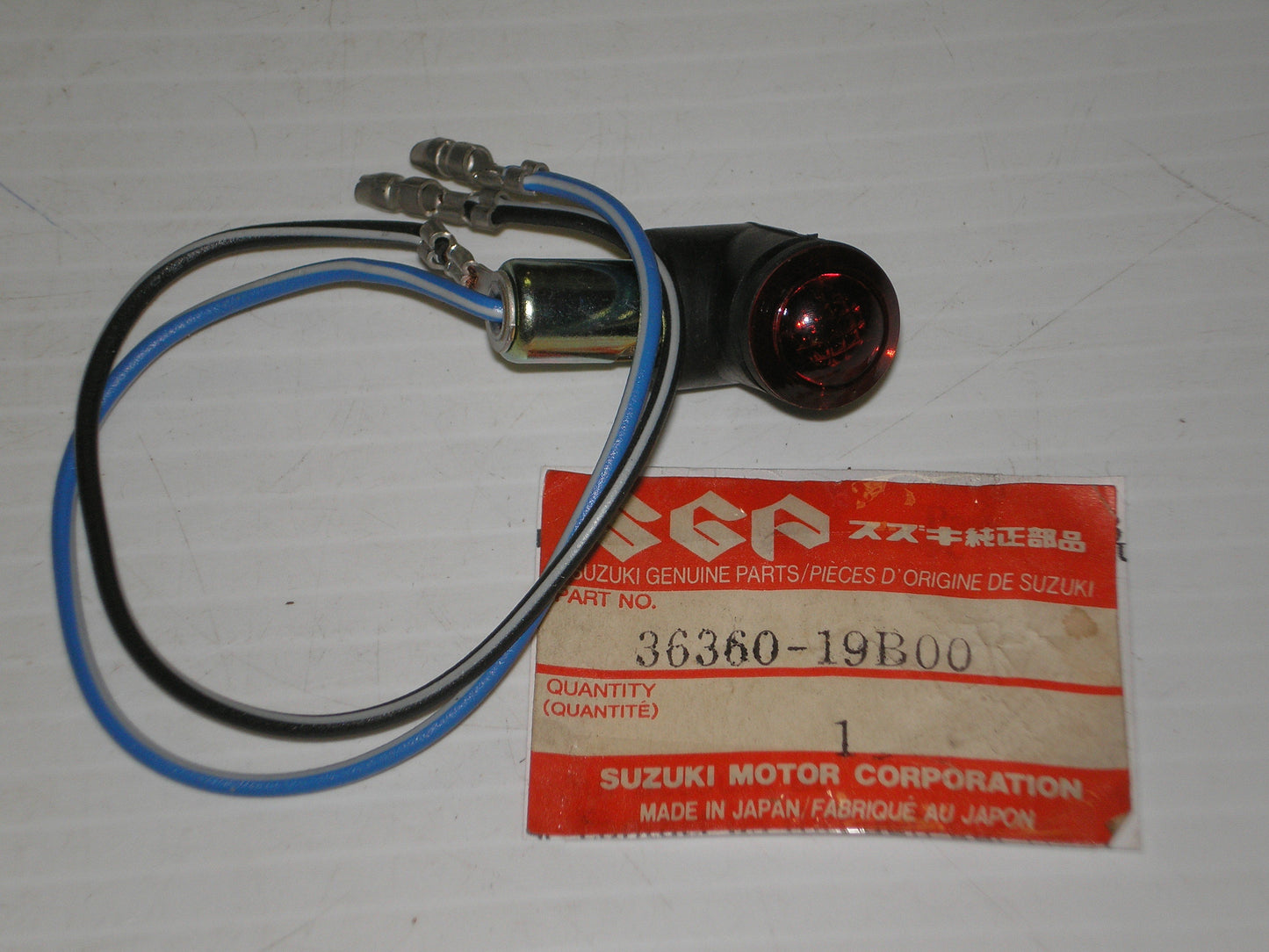 SUZUKI LT4 LT250 LTF250 LTF300 LTF4 Fan Warning Lamp Assembly 36360-19B00
