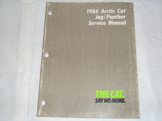 ARCTIC CAT Jag & Panther Service Manual  2254-328  #S53