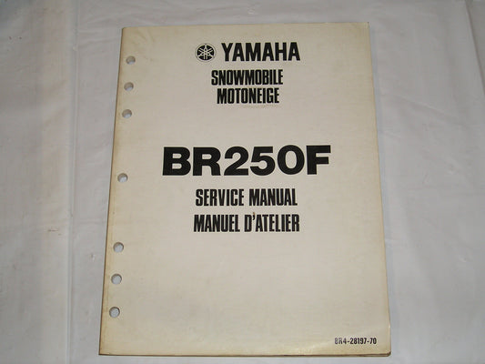 YAMAHA BR250 F Bravo  1982  Service Manual  8R4-28197-70  #S130