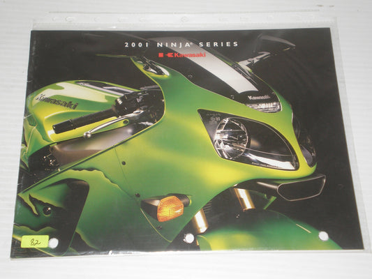 KAWASAKI 2001 NINJA SERIES SALES BROCHURE $ 92