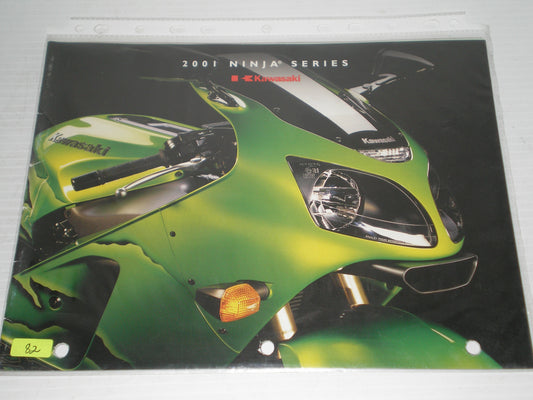 KAWASAKI 2001 NINJA SERIES SALES BROCHURE $ 92