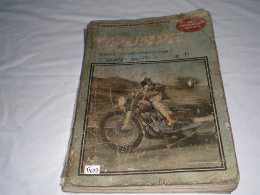 TRIUMPH 500-750 cc Twins 1963-1979 Clymer Service Manual M382 #E147