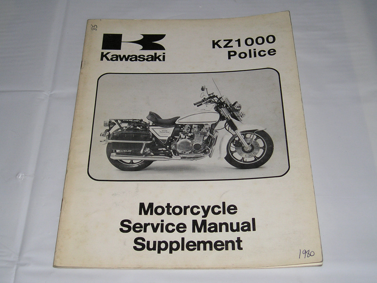 KAWASAKI KZ1000 C3 Police 1980  Service Supplement Manual  99963-0033-01  #85