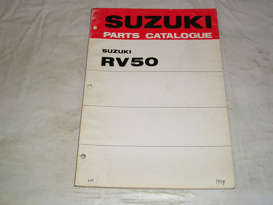 SUZUKI RV50 K L 1973 1974  Parts Catalogue  99000-91751  #249