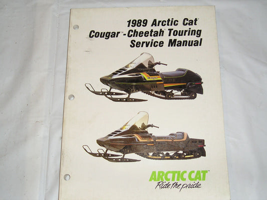 ARCTIC CAT Cougar & Cheetah Touring Service Manual 2254-498 #S63