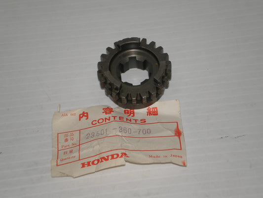 HONDA CR125 Transmission Counter Shaft 6th Gear 22T 23501-360-700 / 23501-360-000