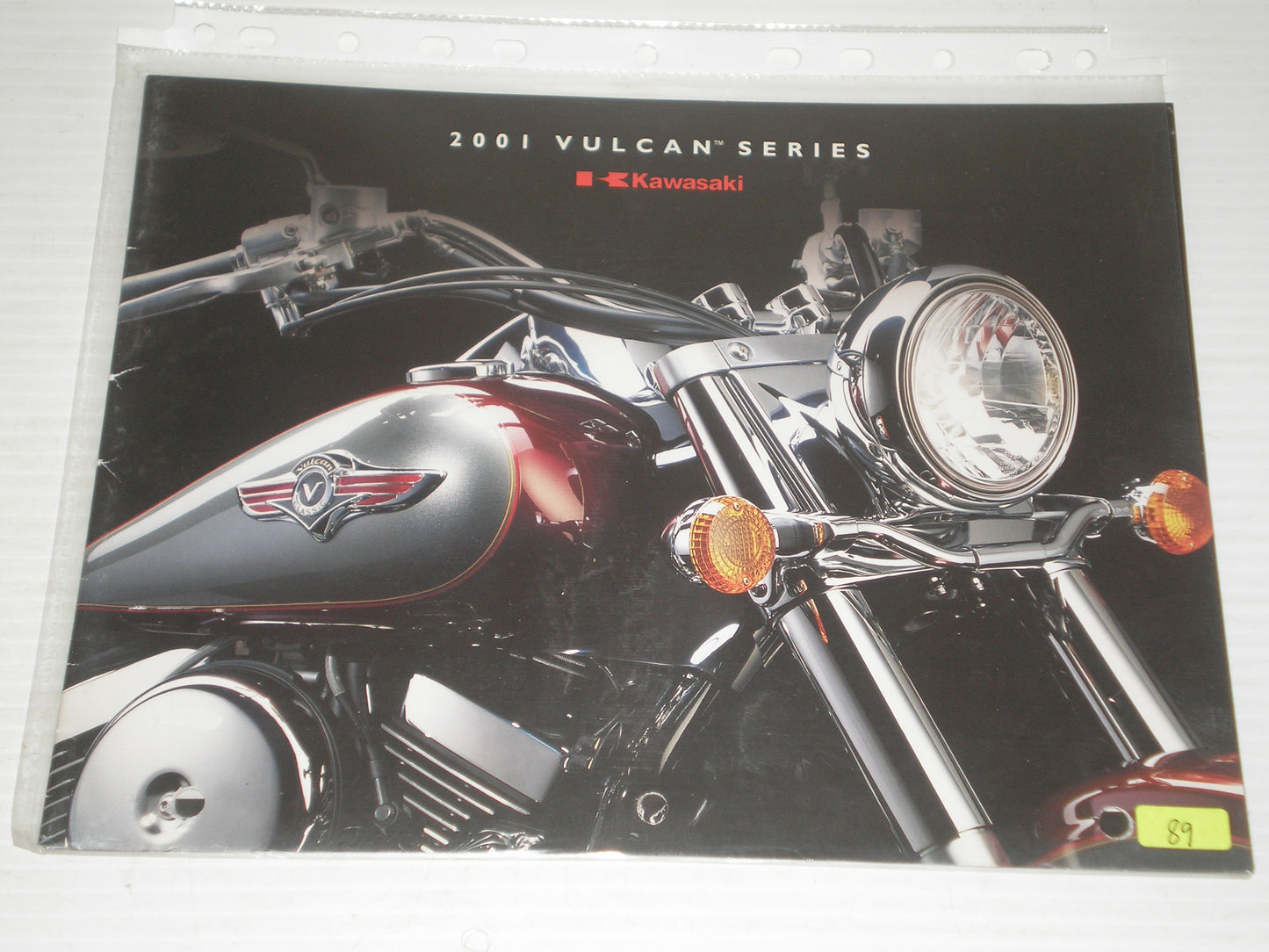 KAWASAKI 2001 VULCAN SERIES SALES BROCHU  # 89