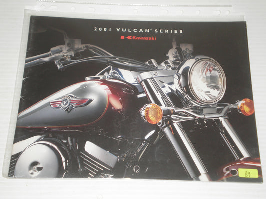 KAWASAKI 2001 VULCAN SERIES SALES BROCHU  # 89