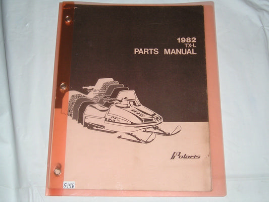 POLARIS TX-L  Indy Centurion 500  1982    Parts Catalogue  9910761  #S176