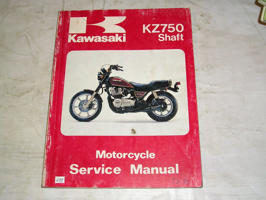 KAWASAKI KZ750 Shaft F1 N1 N2 P1  Z750  P2 1982-1983  Service Manual  99924-1035-02  #475
