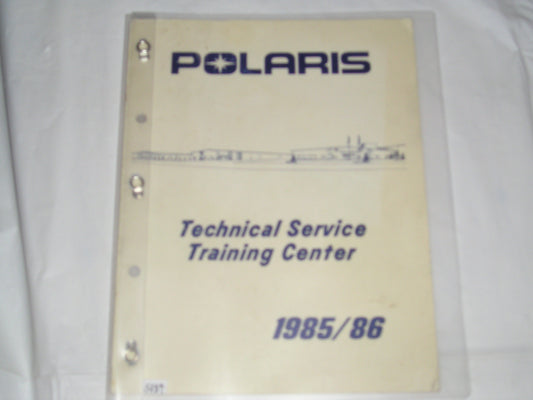 POLARIS 1985 1986  Technical Service - Training Center  Book  #S189
