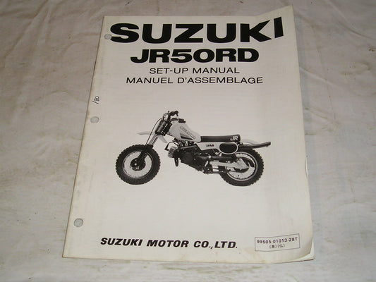 SUZUKI JR50 RD  1982  Set-up Manual  99505-01013-28T  #180