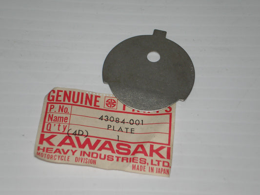 KAWASAKI KZ400 D / S 1974 - 1975 Brake Pad Plate 43084-001