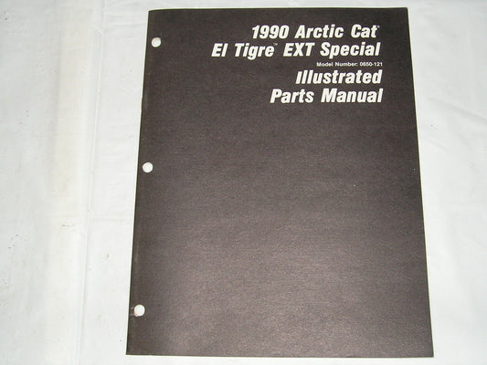 ARCTIC CAT Snowmobile El Tigre EXT Special 1990 Parts Manual #S37