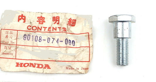HONDA SL90 Factory Side Kick Stand Pivot Bolt 90108-074-000