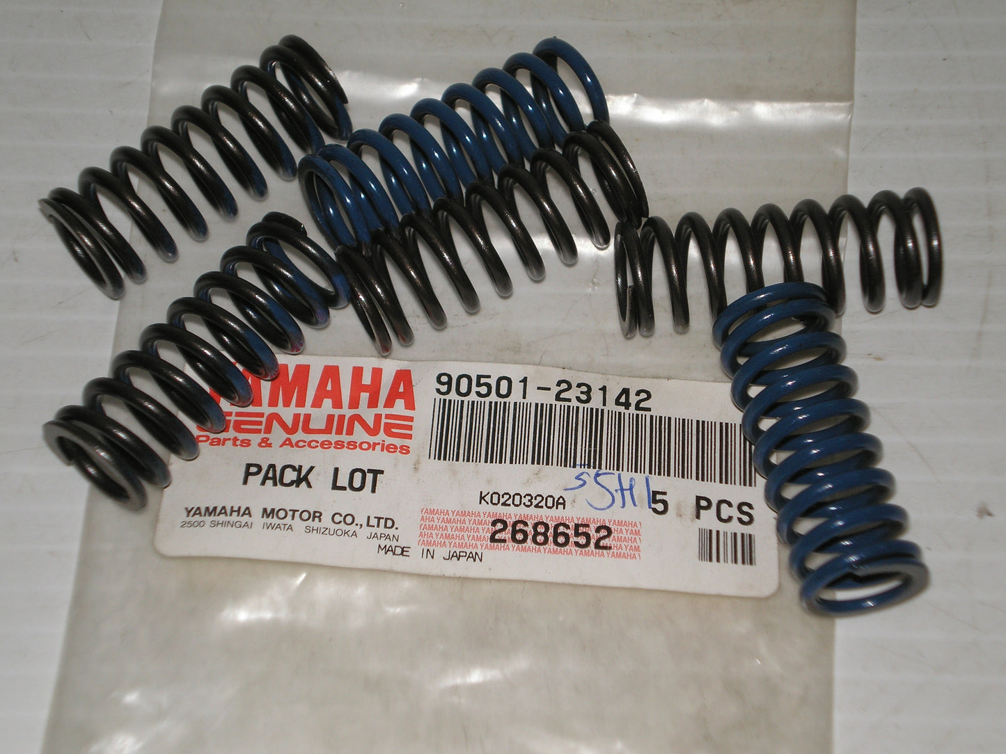 YAMAHA MX400 RZ500 SRX600 TX XJ1100 XS1 XS2 XS XT500 Springs Set/6 90501-23142