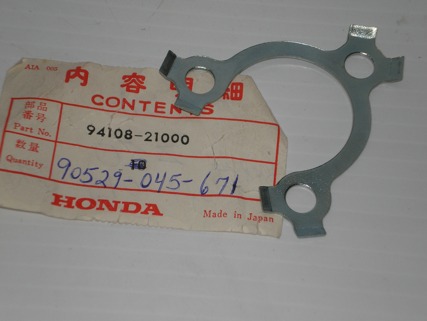 HONDA QA50 Z50 Tongued Sprocket Lock Washer 94108-21000 / 90529-045-671