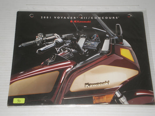 KAWASAKI 2001 ZX11 CONCOURCE SALES BROCHURE # 90