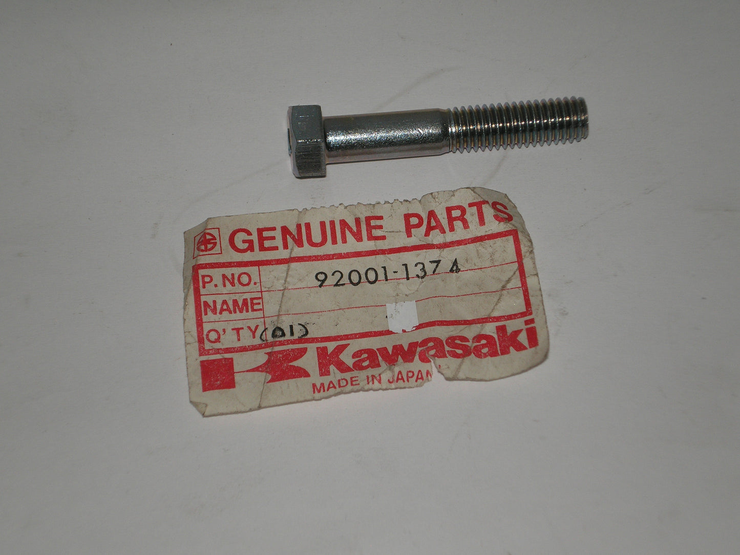 KAWASAKI KE175 KFX250 KL250 KLR250 KLX140 KSF250 KZ550 KZ750  Bolt 8 x 45 mm  92001-1374 / 92001-1579