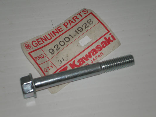 KAWASAKI KX125 KDX200 Frame Mounting Flange Head Bolt 8x67 92001-1928