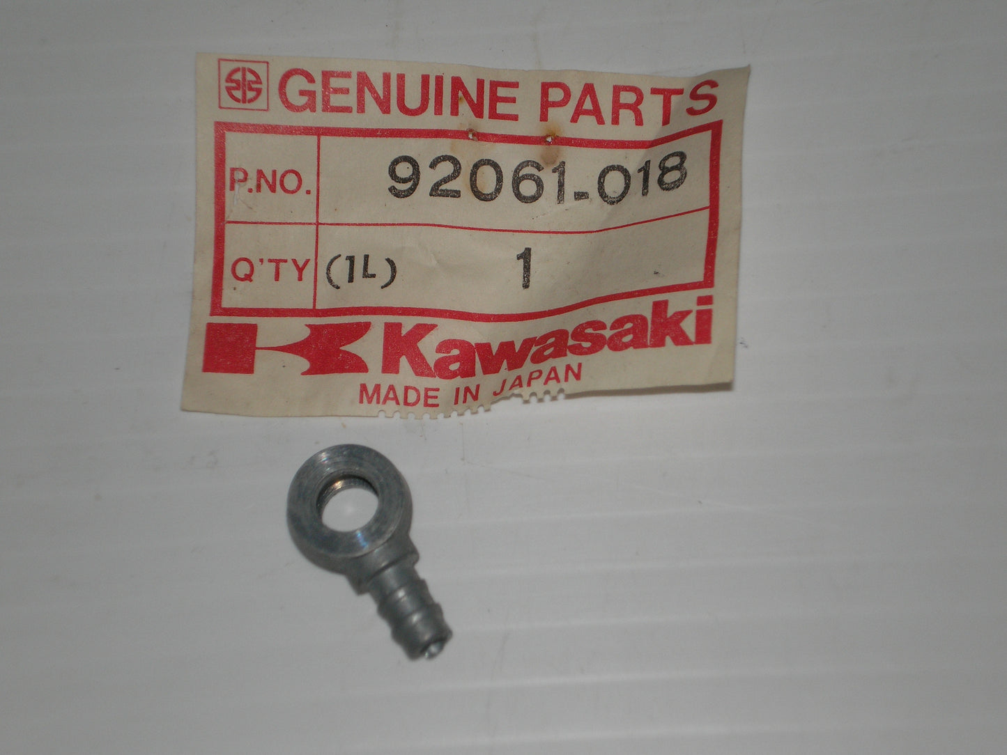 KAWASAKI G3 G4 G5 KD80 KD100 KD175 KE100 KH100 KH125 KM100 MC1 Oil Line Connector / Banjo 92061-018