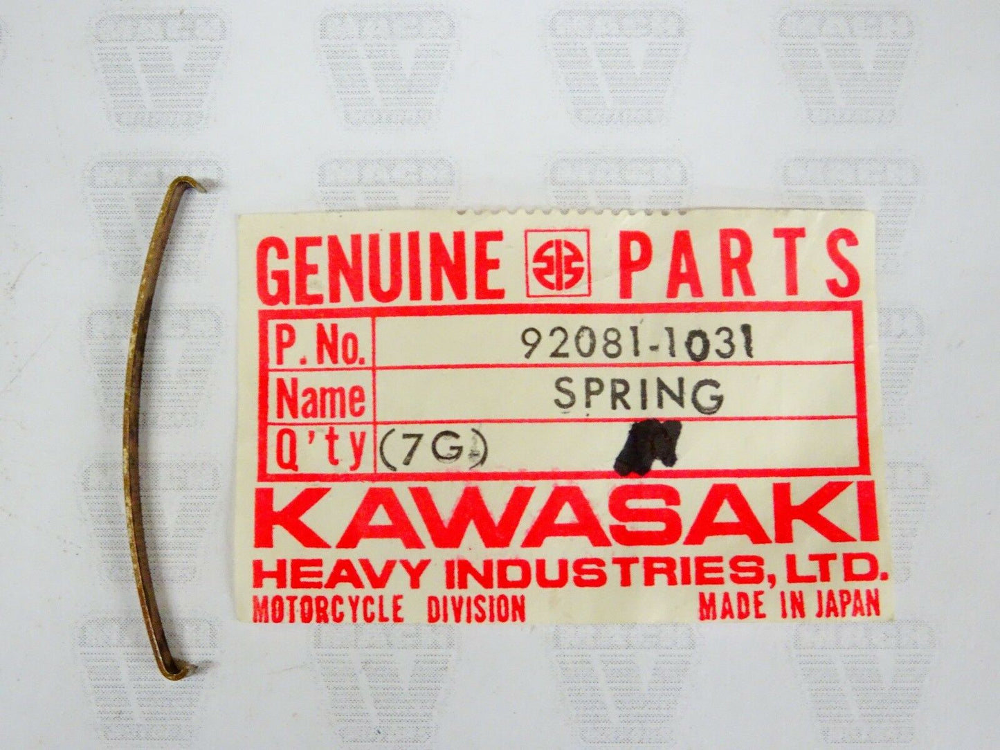 KAWASAKI KZ400 1978-1979 Brake Pad Spring  92081-1031