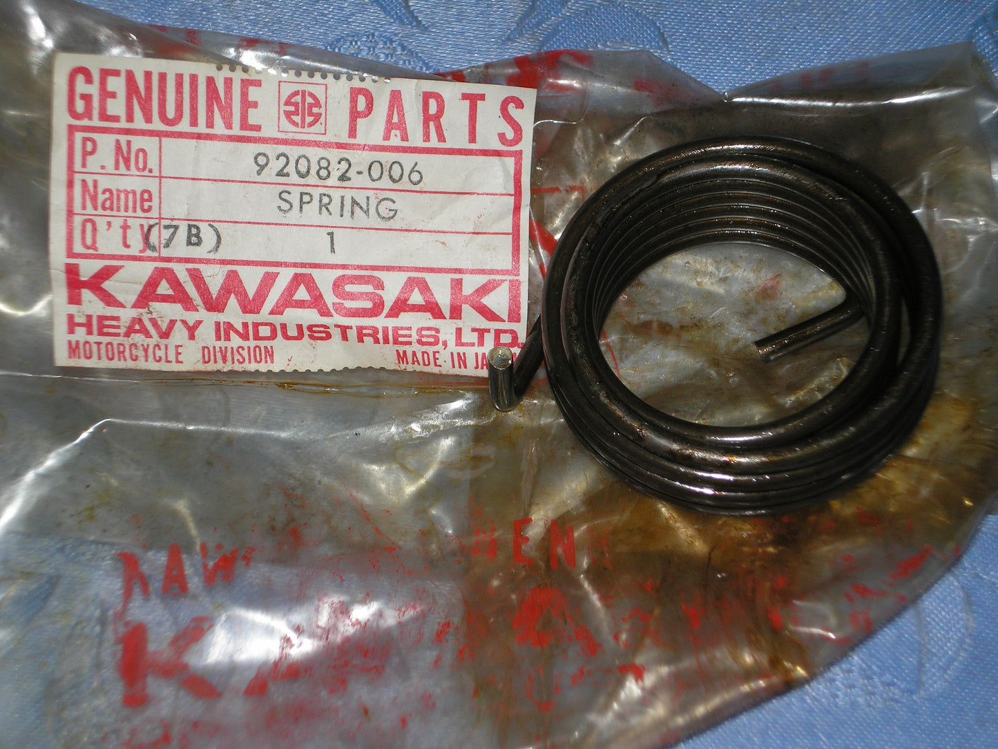 KAWASAKI KZ400 KZ650 Kick Start Return Spring 92082-006