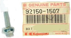 KAWASAKI KDX KL KLX KX KXF  Special Flange Bolt  6x25mm  92150-1507