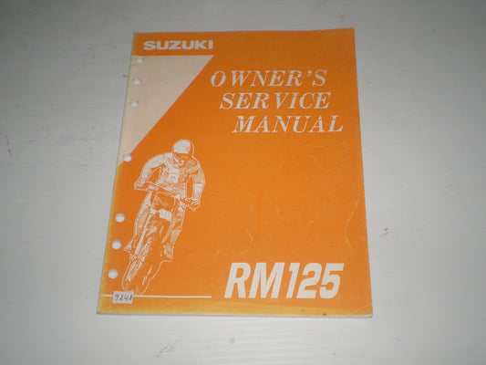 SUZUKI RM125 1995 Owner's Service Manual 99011-43D53-03A #924.1